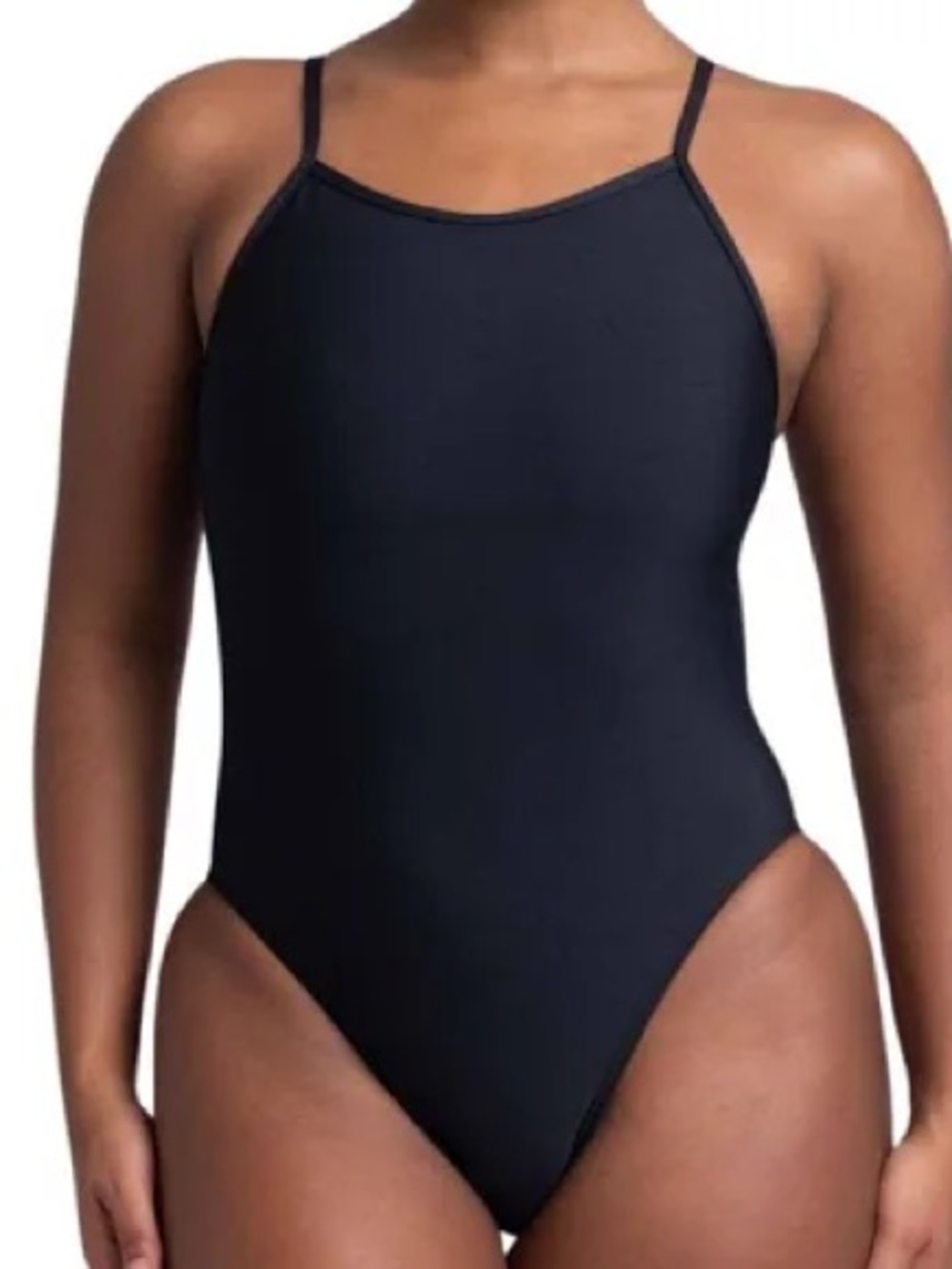 Jolyn Black One-Piece Swimsuit - Classic Strappy Style - Picture 4 of 7
